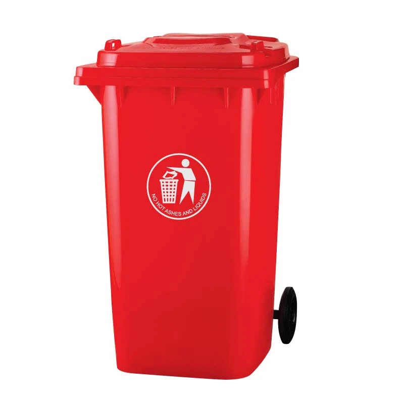 Trash tal-plastik ikkulurit ta 'barra