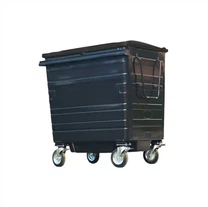 Bin tal-metall taż-żibel ta 'barra