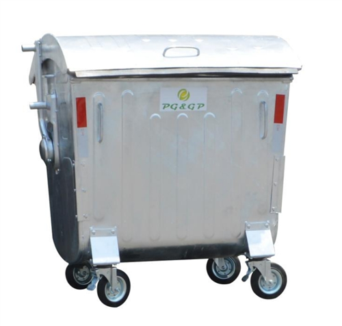 Personalizzat Logo Industrijali Hot Bejgħ 1100 Litru Trash Bin B'Għatu